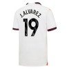 Camisola Manchester City J. Alvarez 19 Homen Equipamento 2ª 23/24